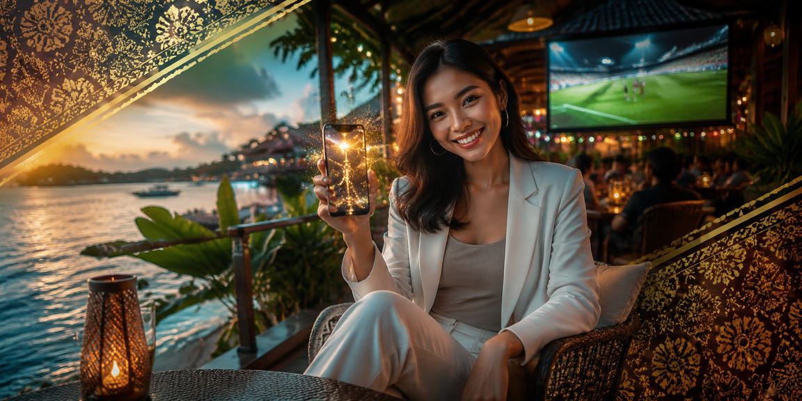 Paparan skrin pendaftaran dengan bonus di t33 berlatarkan batik